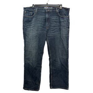 Signature By Levi Strauss & Co. Mens Relaxed Fit Jeans 22W Dark Wash Denim